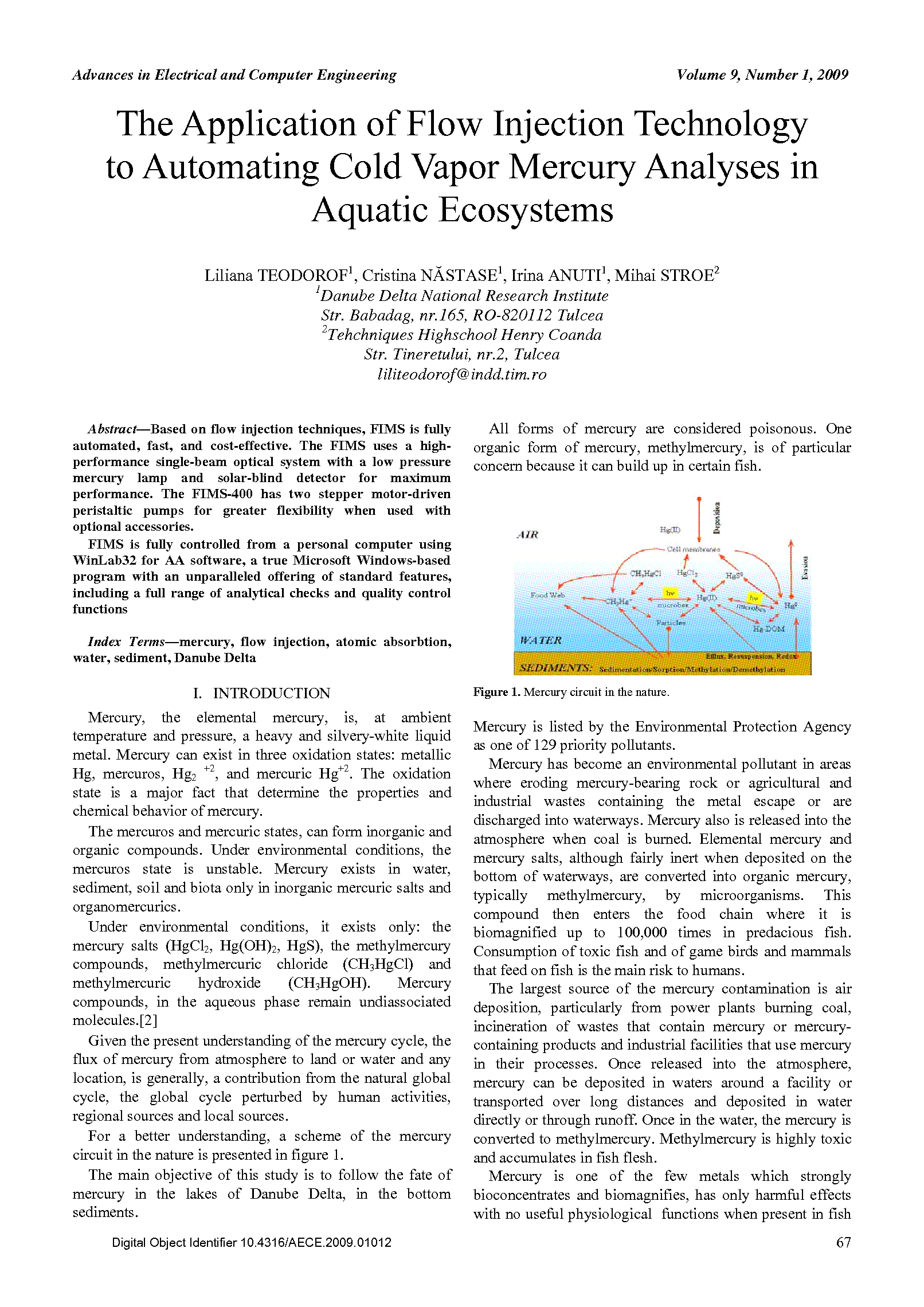 PDF Quickview for paper with DOI:10.4316/AECE.2009.01012