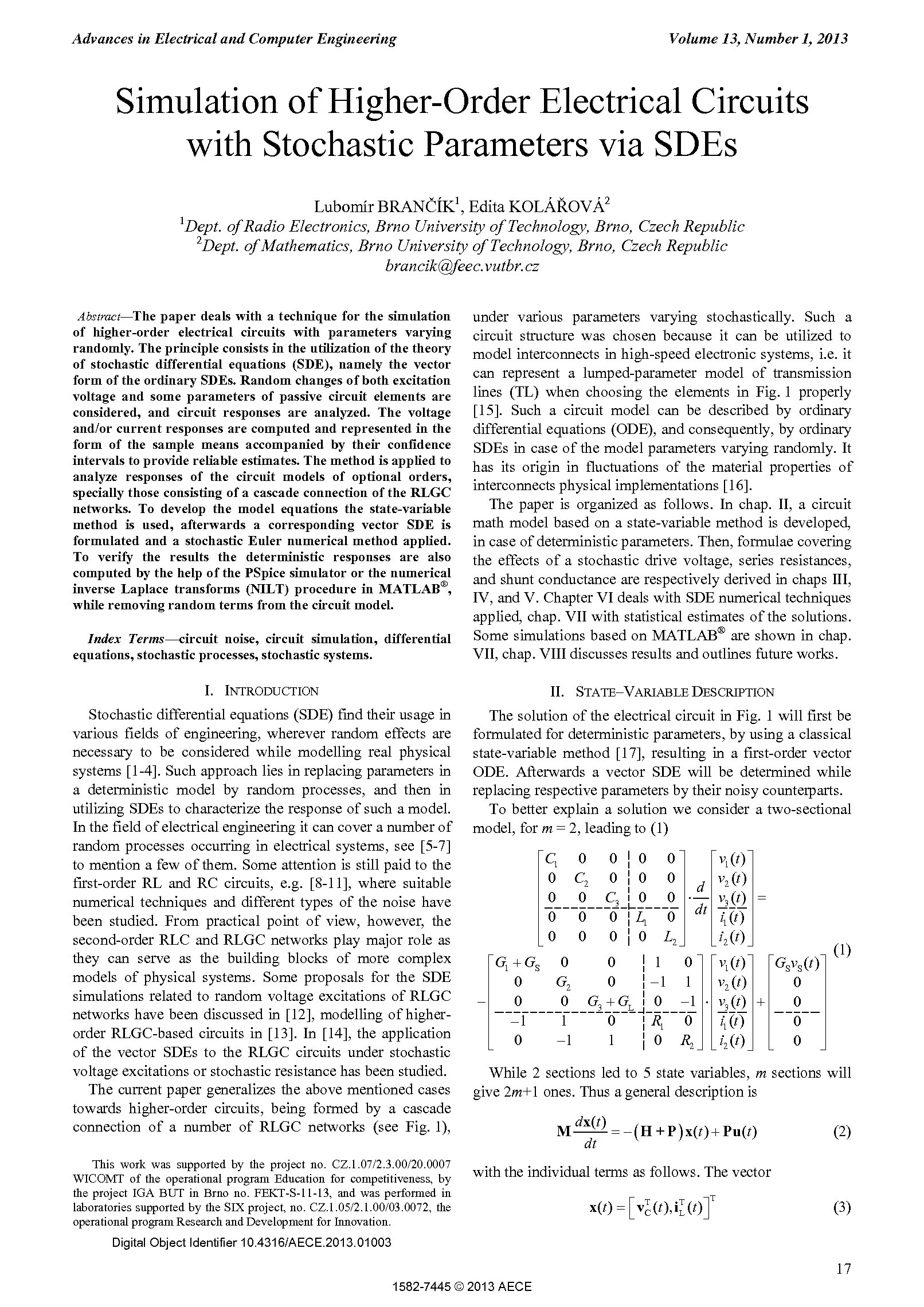 PDF Quickview for paper with DOI:10.4316/AECE.2013.01003