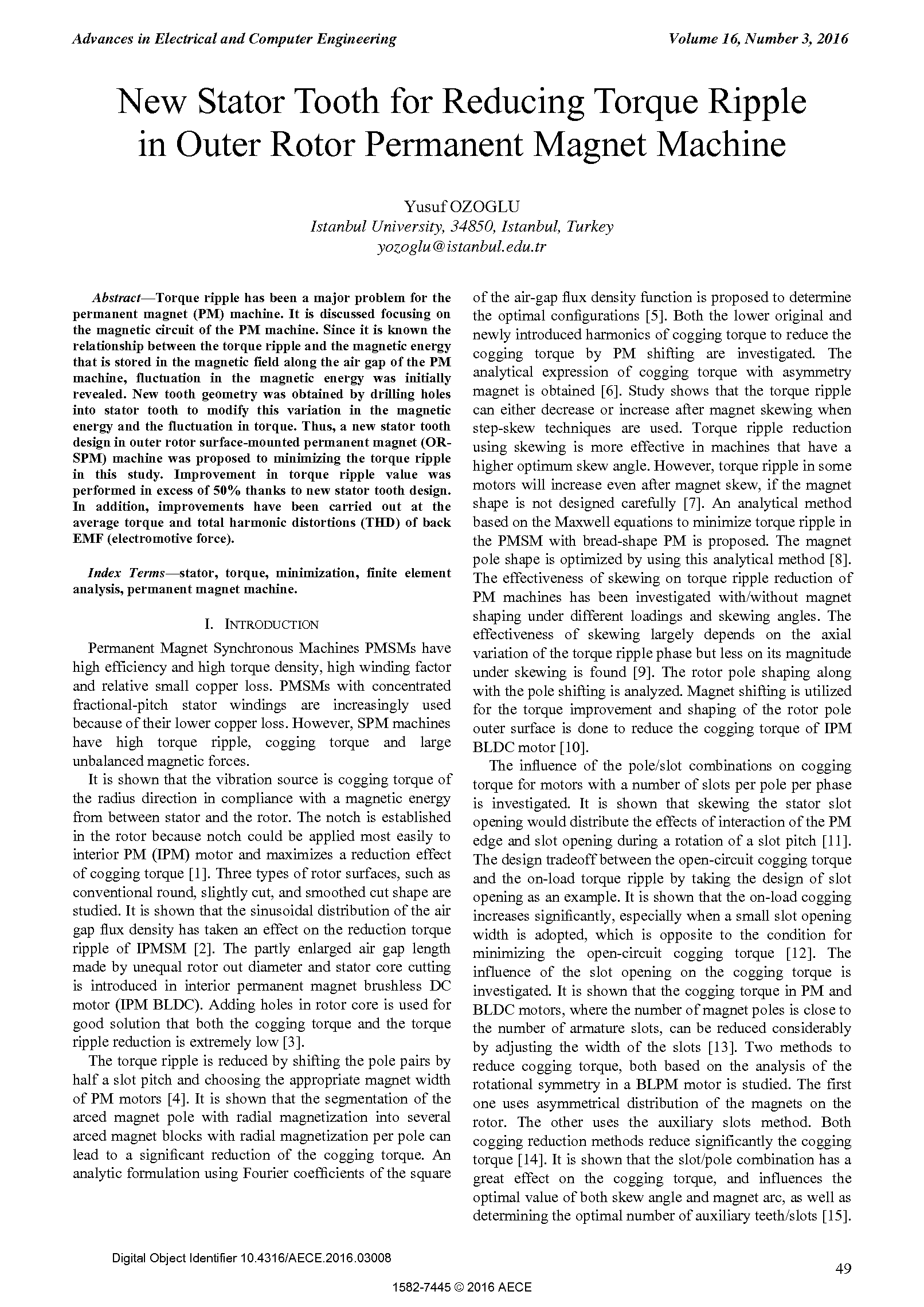 PDF Quickview for paper with DOI:10.4316/AECE.2016.03008